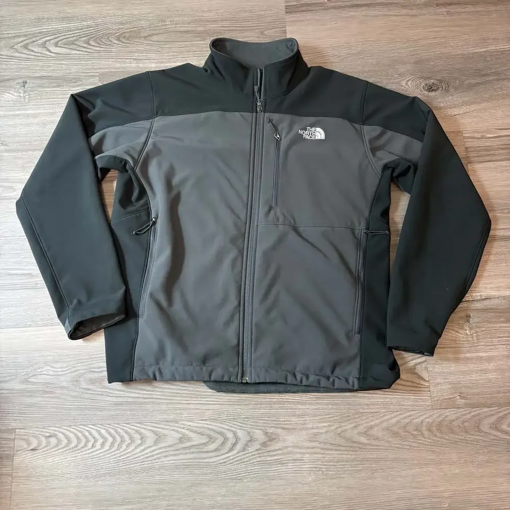 The North Face Apex Bionic Softshell Jacket Gray Black Men's L